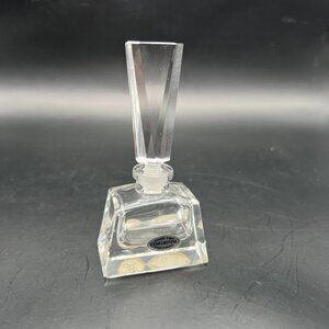 Vintage Perfume Dabber Bottle Hand Cut Lead Crystal Faceted Vintage Japan Hoya